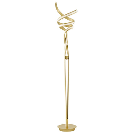 Munich LED Sandy Gold 63" Floor Lamp // Dimmable Floor Lamps TriadCommerceInc   