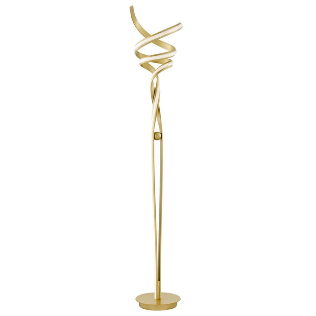 Munich LED Sandy Gold 63" Floor Lamp // Dimmable Floor Lamps TriadCommerceInc   