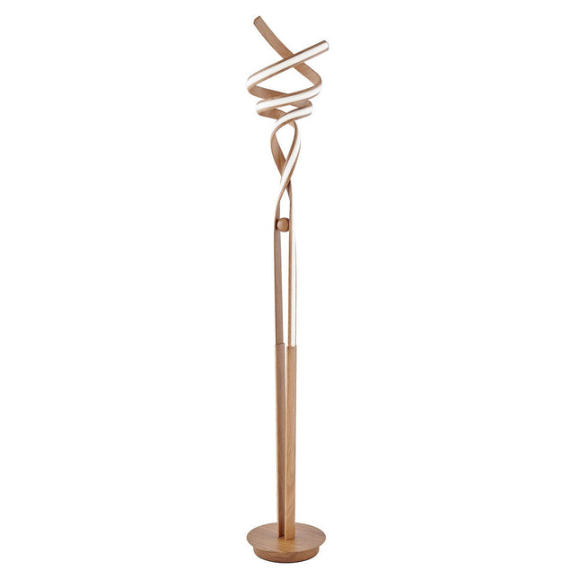 Munich LED Wood 63" Floor Lamp Dimmable Floor Lamps TriadCommerceInc   