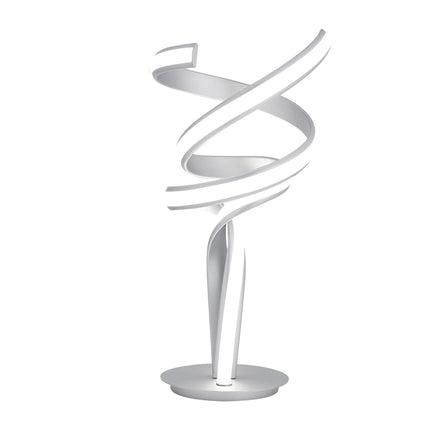 Munich Silver Table Lamp // LED Strip & Touch Dimmer Table Lamps TriadCommerceInc   