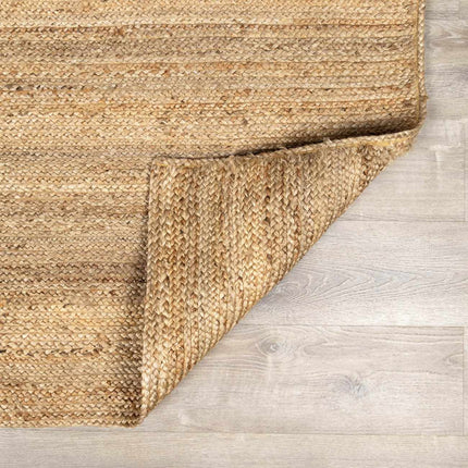 Shippagan Tan Jute Braided Rug Rugs TriadCommerceInc