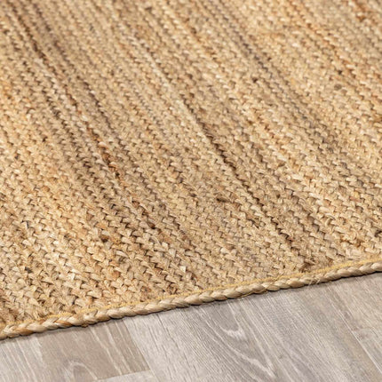 Shippagan Tan Jute Braided Rug Rugs TriadCommerceInc