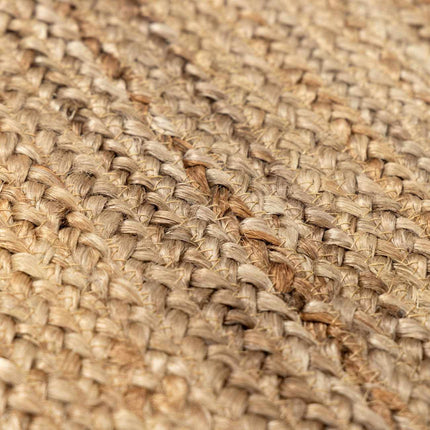 Shippagan Tan Jute Braided Rug Rugs TriadCommerceInc