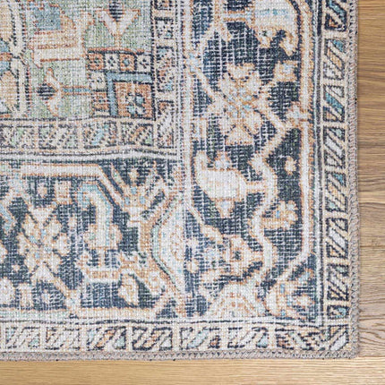 Green Nisa Tumble Dry Washable Rug Rugs TriadCommerceInc