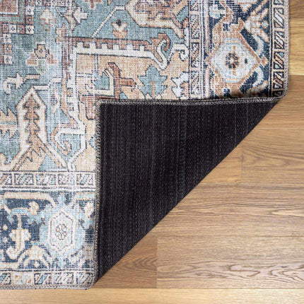 Green Nisa Tumble Dry Washable Rug Rugs TriadCommerceInc