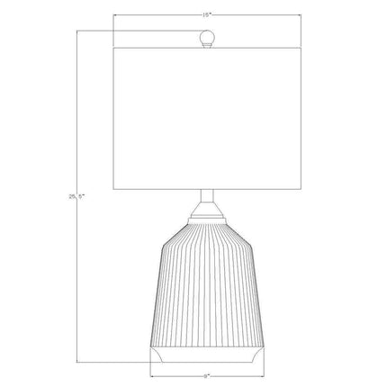 Brando Black Table Lamp Lighting TriadCommerceInc