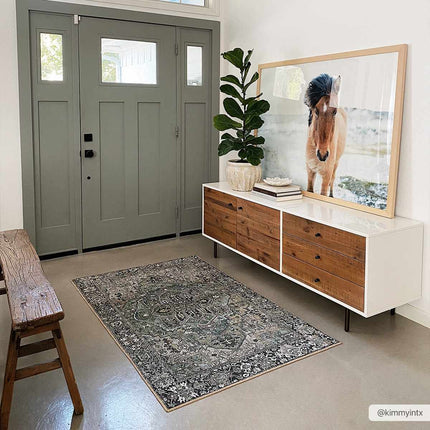 Neyland Sage Green Area Rug Rugs TriadCommerceInc
