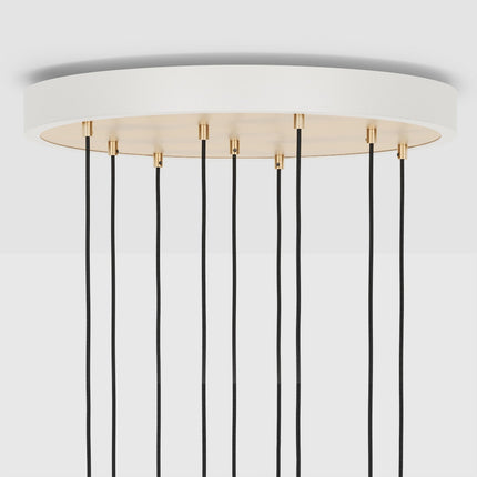 Nine Pendant in Brass + Voronoi II Home Decor > Lighting > Ceiling Lights > Pendant Lights > Cluster Pendants TriadCommerceInc
