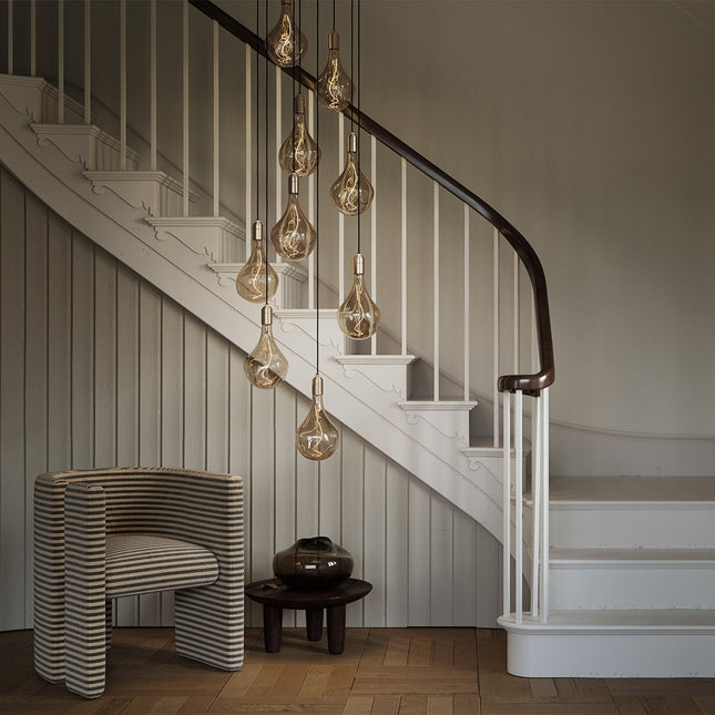 Nine Pendant in Brass + Voronoi II Home Decor > Lighting > Ceiling Lights > Pendant Lights > Cluster Pendants TriadCommerceInc
