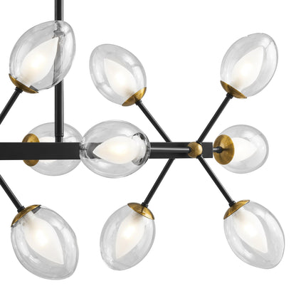 Nodus Crystal Rectangular Chandelier // 18 Lights Chandeliers TriadCommerceInc   