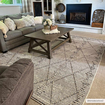 Nyla Bone Indoor & Outdoor Rug - 2x3 Clearance Rugs TriadCommerceInc