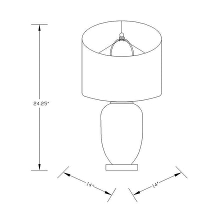Kelcyre Traditional Table Lamp Home Decor > Lighting > Lamp > Table Lamps TriadCommerceInc