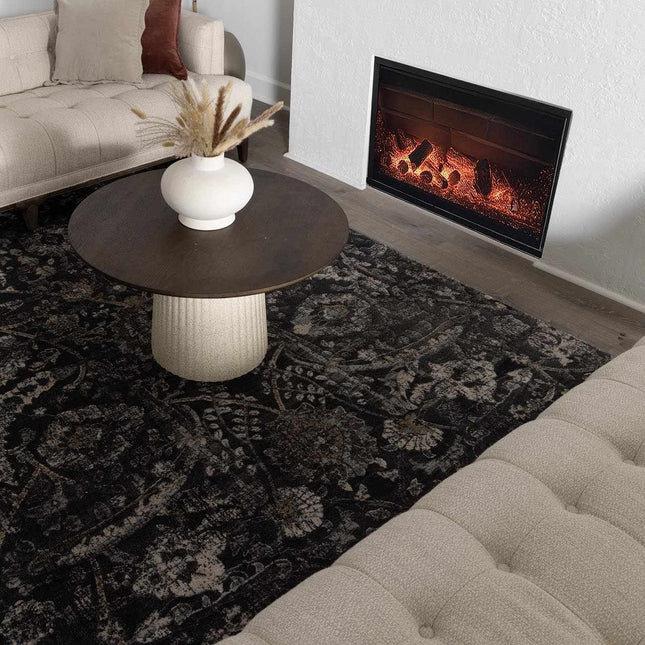 Georgiana Charcoal Area Rug Rugs TriadCommerceInc