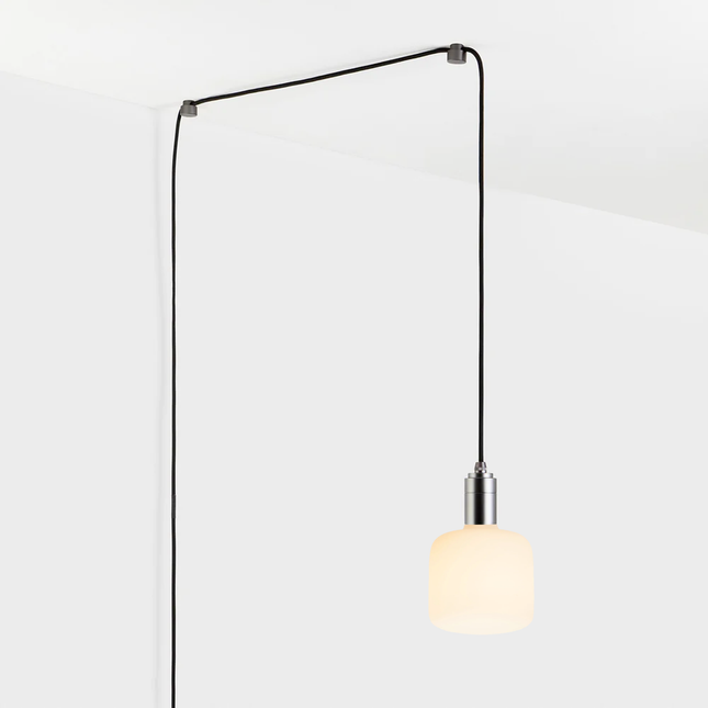 Oblo Plug-In Pendant Light in Graphite Home Decor > Lighting > Ceiling Lights > Pendant Lights TriadCommerceInc Graphite
