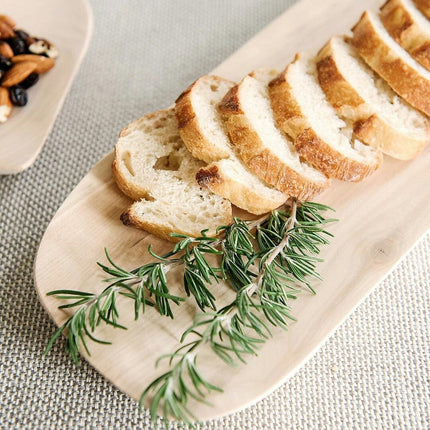 Organic Wooden Rectangle Bread Platter Décor TriadCommerceInc