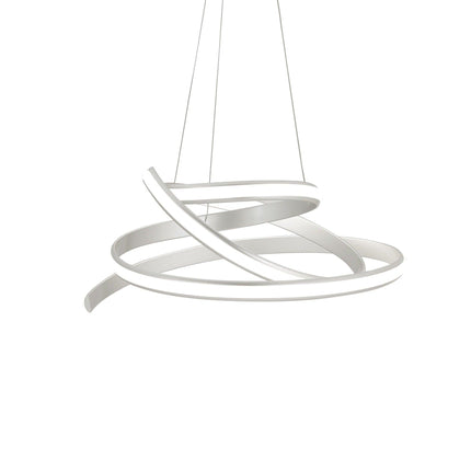 Oslo LED Adjustable Chandelier // Silver Chandeliers TriadCommerceInc   
