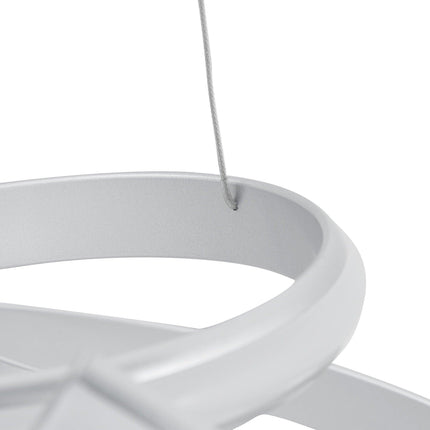 Oslo LED Adjustable Chandelier // Silver Chandeliers TriadCommerceInc   