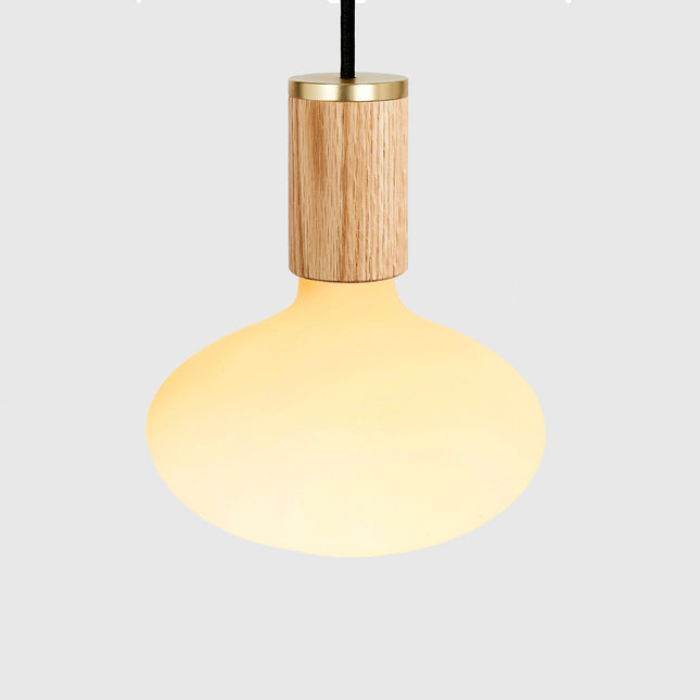 Oval Dim to Warm Pendant Light in Oak Home Decor > Lighting > Ceiling Lights > Pendant Lights TriadCommerceInc Oak