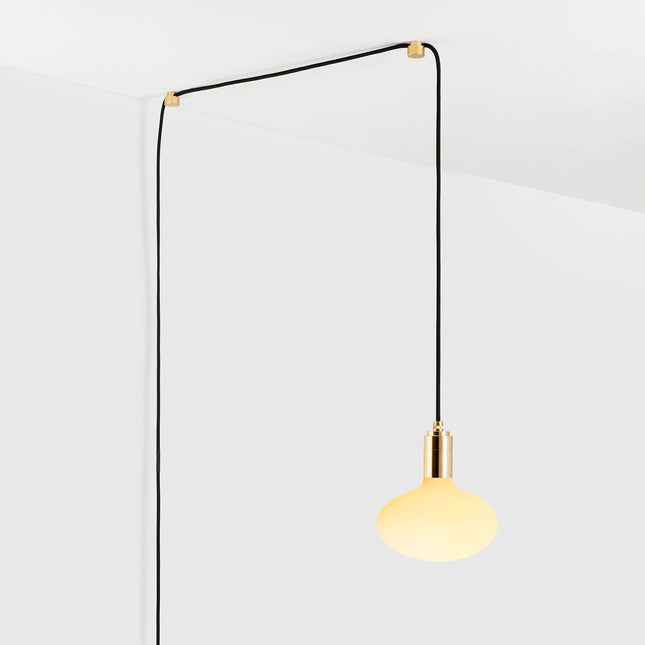 Oval Dim to Warm Plug-In Pendant Light in Brass Home Decor > Lighting > Ceiling Lights > Pendant Lights TriadCommerceInc