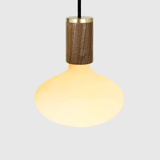Oval Dim to Warm Pendant Light in Walnut Home Decor > Lighting > Ceiling Lights > Pendant Lights TriadCommerceInc Walnut
