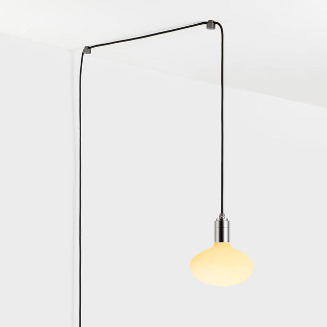 Oval Dim to Warm Plug-In Pendant Light in Graphite Home Decor > Lighting > Ceiling Lights > Pendant Lights TriadCommerceInc Graphite
