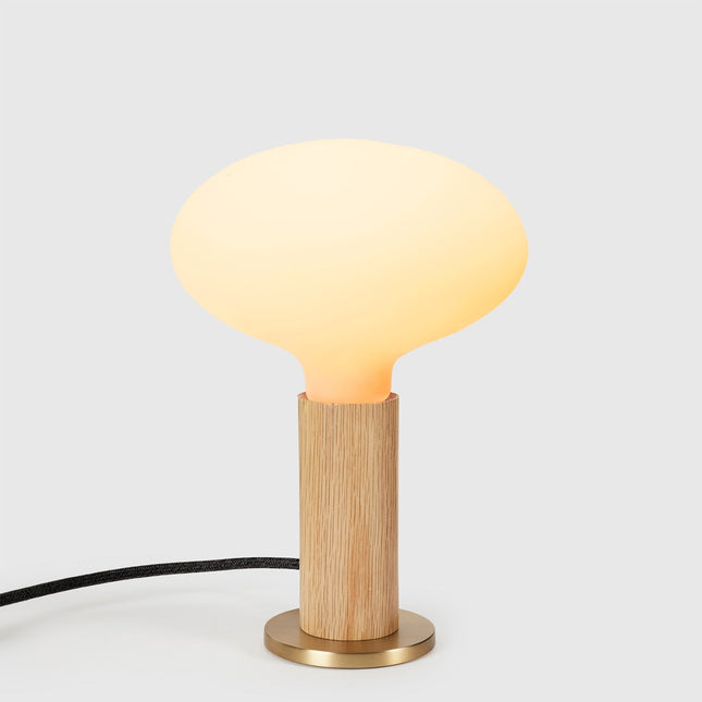 Knuckle Table Lamp in Oak + Oval Dim to Warm Home Decor > Lighting > Lamp > Table Lamps TriadCommerceInc Oak