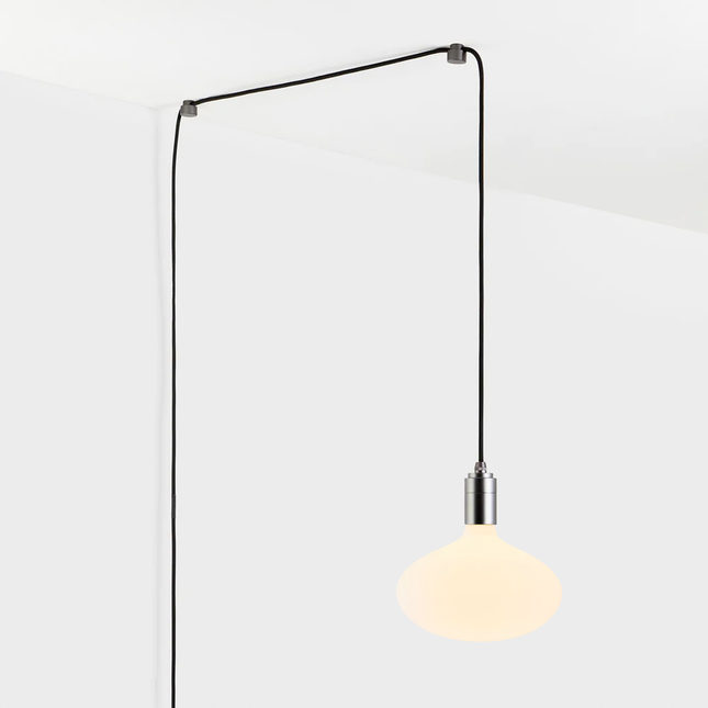 Oval II Plug-In Pendant Light in Graphite Home Decor > Lighting > Ceiling Lights > Pendant Lights TriadCommerceInc Graphite