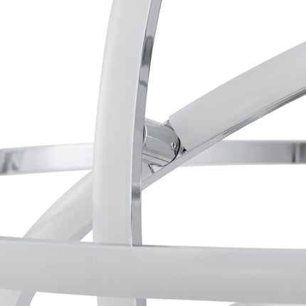Oxford LED Adjustable Chandelier // Chrome Chandeliers TriadCommerceInc   