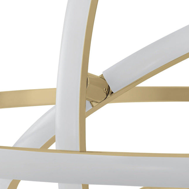 Oxford LED Adjustable Chandelier // Sandy Gold Chandeliers TriadCommerceInc   