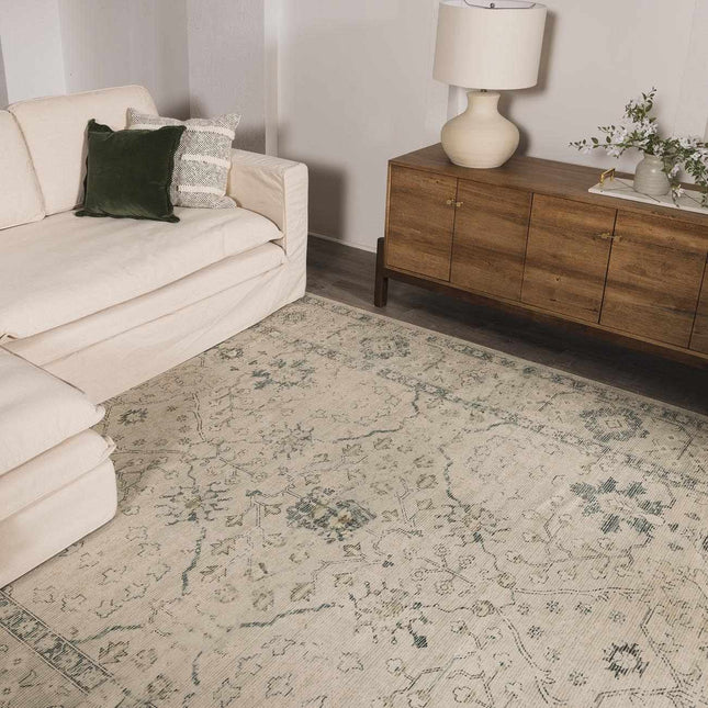 Penkridge Sage Persian Style Rug Rugs TriadCommerceInc