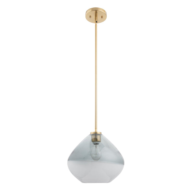 Pheobe 1-Light Modern Handblown Glass Pendant Light Home Decor > Lighting > Ceiling Lights > Pendant Lights TriadCommerceInc Golden