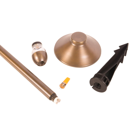 Brass Low Voltage Outdoor Garden Path Light Path Light TriadCommerceInc