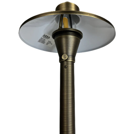 LED Outdoor Pathway Light Brass Mushroom Design Path Light TriadCommerceInc