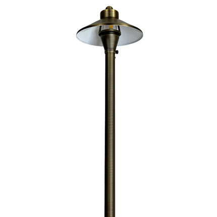 LED Outdoor Pathway Light Brass Mushroom Design Path Light TriadCommerceInc