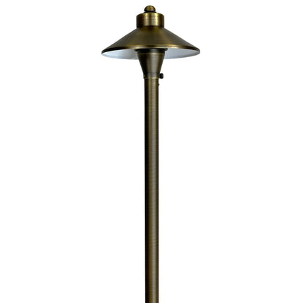 LED Outdoor Pathway Light Brass Mushroom Design Path Light TriadCommerceInc
