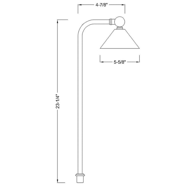 LED Brass Directional Low Voltage Landscape Path Light Path Light TriadCommerceInc