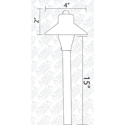 12V G4 LED Outdoor Brass Pathway Light Path Light TriadCommerceInc
