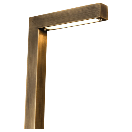 LED Brass L-Shaped Low Voltage Pathway Light Path Light TriadCommerceInc