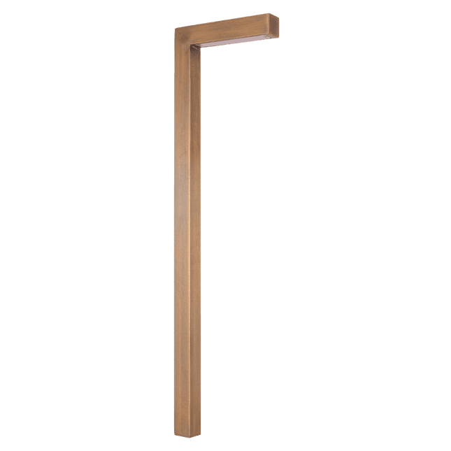 LED Brass L-Shaped Low Voltage Pathway Light Path Light TriadCommerceInc