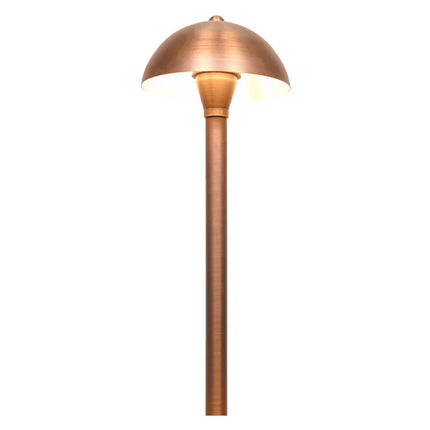 Brass LED Globe Outdoor Pathway Landscape Light Path Light TriadCommerceInc