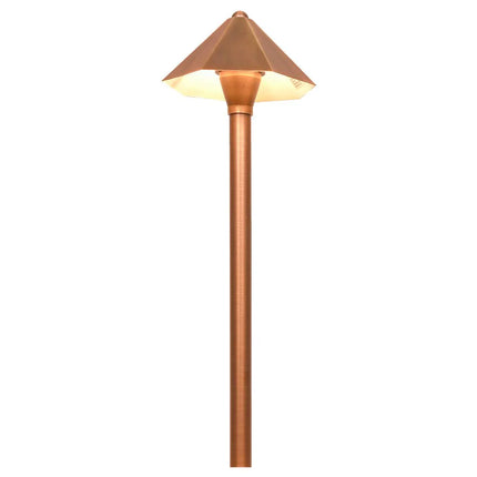 Brass LED Outdoor Pathway Landscape Light Fixture Path Light TriadCommerceInc