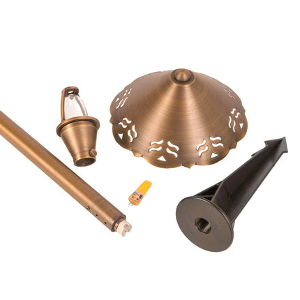 Brass LED Low Voltage Pathway Outdoor Landscape Light Path Light TriadCommerceInc
