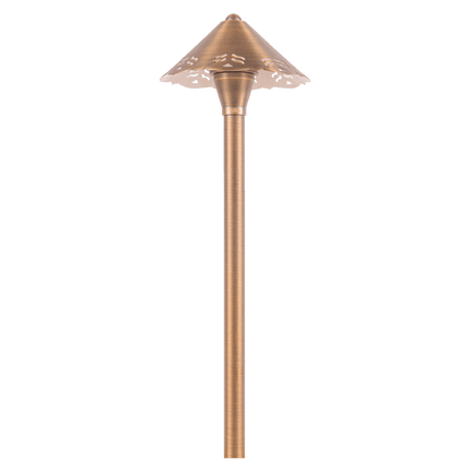 Brass LED Low Voltage Pathway Outdoor Landscape Light Path Light TriadCommerceInc