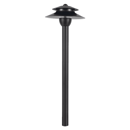 Pagoda Two Tier Brass LED Pathway Light Fixture Path Light TriadCommerceInc
