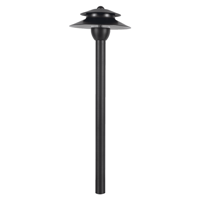 Pagoda Two Tier Brass LED Pathway Light Fixture Path Light TriadCommerceInc