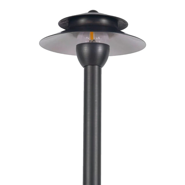 Pagoda Two Tier Brass LED Pathway Light Fixture Path Light TriadCommerceInc