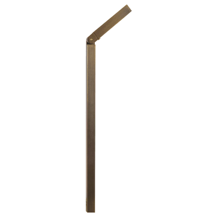 LED Brass L Shaped Outdoor Pathway Light Path Light TriadCommerceInc