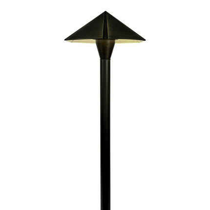 Brass LED Outdoor Pathway Landscape Light Path Light TriadCommerceInc