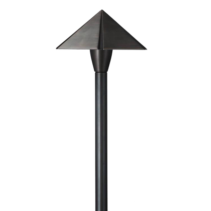 Brass LED Outdoor Pathway Landscape Light Path Light TriadCommerceInc