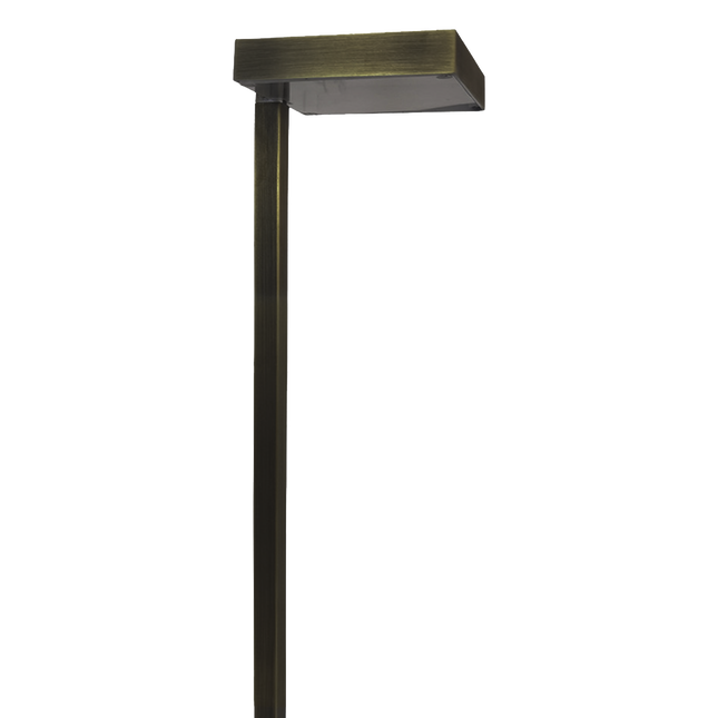 Cast Brass LED Outdoor Pathway Light Fixture Path Light TriadCommerceInc Dark Brass None